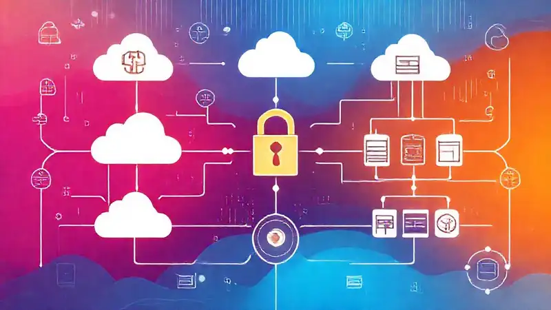 Ilustración profesional de ciberseguridad digital