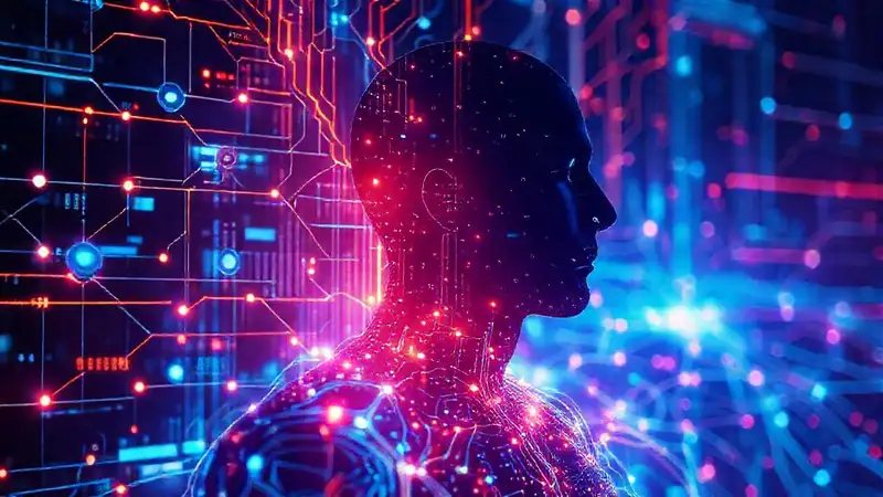 Tecnología futurista e inteligente visualmente impactante