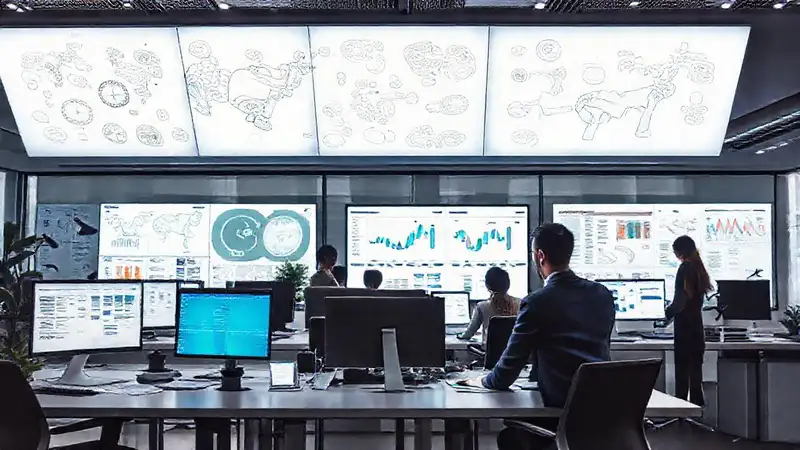Oficina moderna: planificación estratégica y tecnología