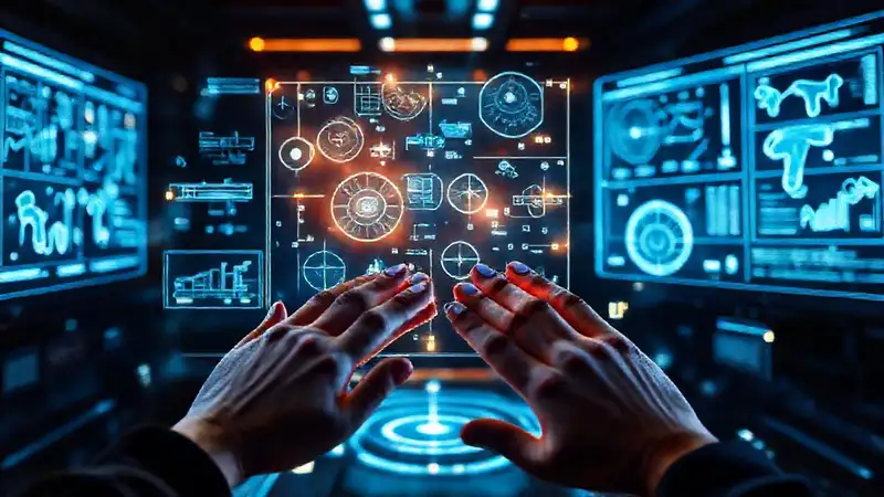 Interfaz futurista
