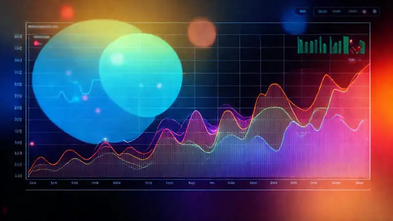 Visualizaciones digitales modernas brillan con claridad