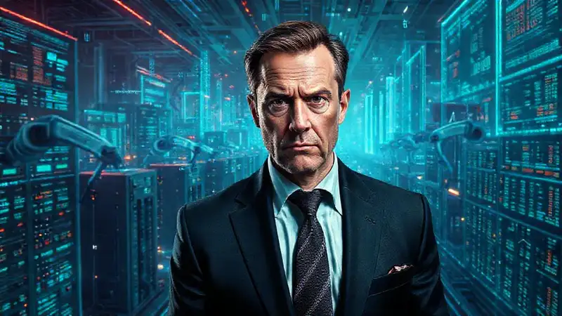 Ciudad futurista: datos, robots y negocios serios