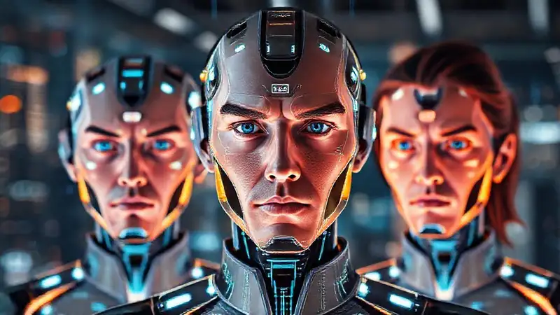 IA personalizada: diseño futurista y seriedad