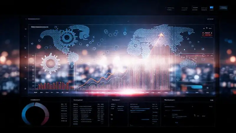 Panel estratégico visualiza el éxito corporativo