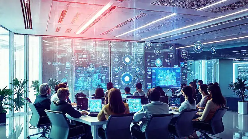 Un despacho futurista y dinámico