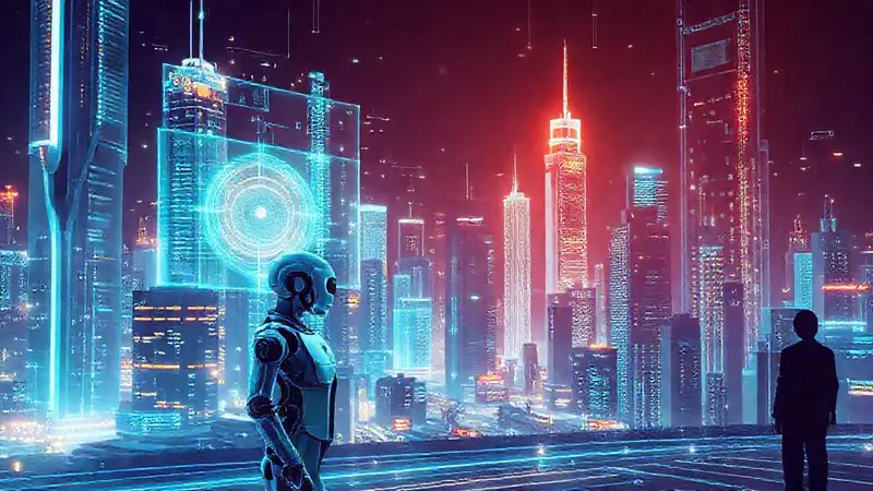 Ciudades futuristas controladas por inteligencia artificial
