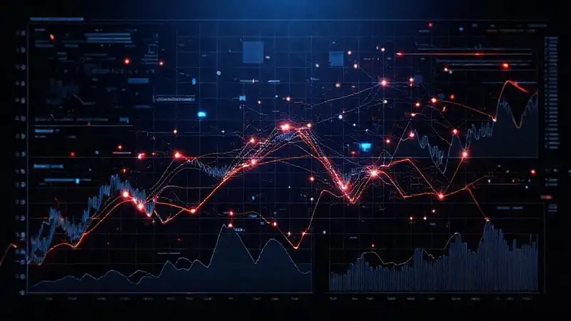 Visualizaciones de datos futuristas analíticas
