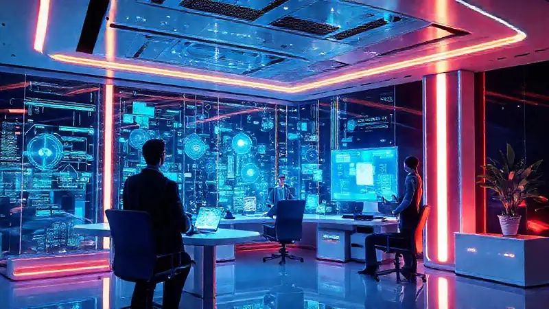 Un futuro de oficina digital brillante