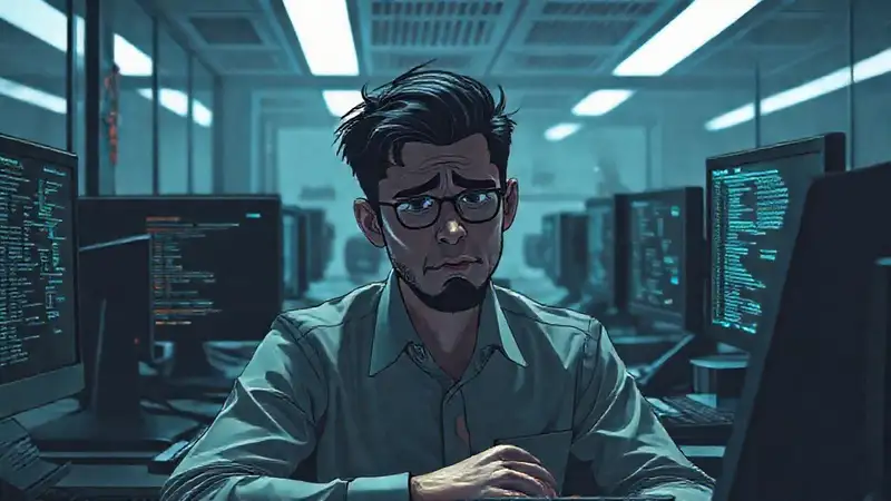 Un empleado frustrado enfrenta un caos digital