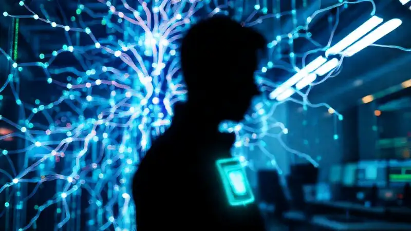 Privacidad digital y ansiedad futurista brillan