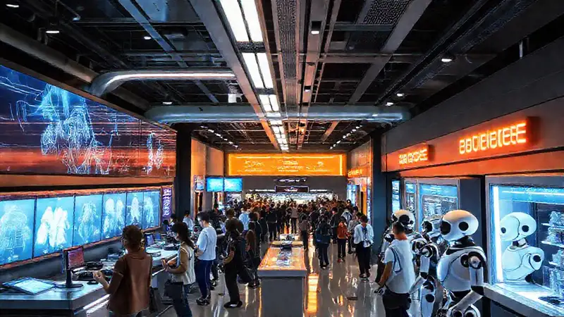 Una tienda futurista ofrece experiencias optimistas