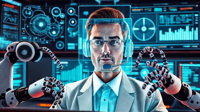 Un centro de llamadas futurista e informativo