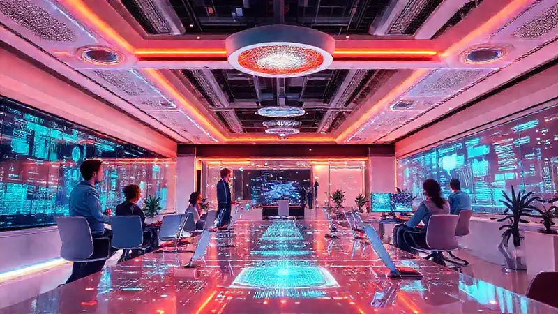Oficina futurista: innovación digital colaborativa