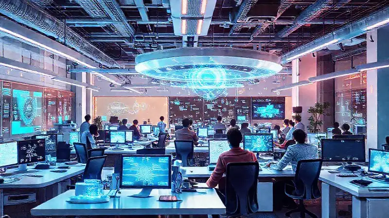 Un despacho futurista colaborativo y dinámico