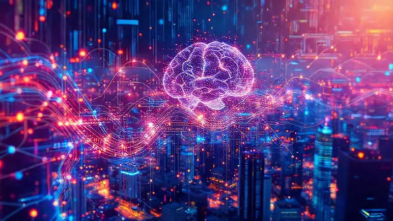 IA visualiza información compleja y futurista