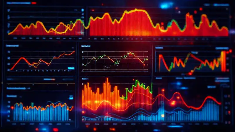 Visualizaciones analíticas futuristas impactantes y claras