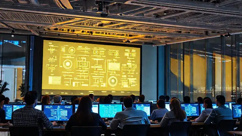 Oficina moderna: tecnología