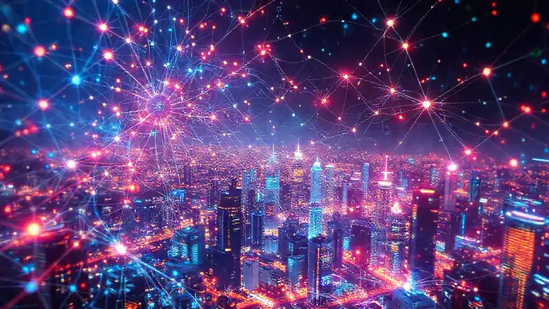 Redes neuronales visualizan datos predictivos brillantes