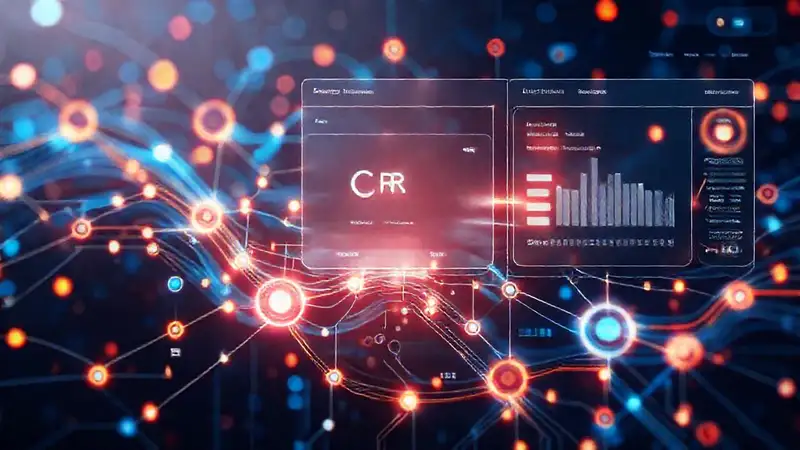 Visualización de datos futurista e inteligente