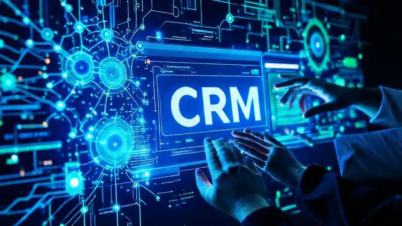 CRM futurista: datos visuales y minimalistas