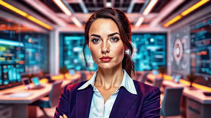 Una ejecutiva confía en un futuro tecnológico