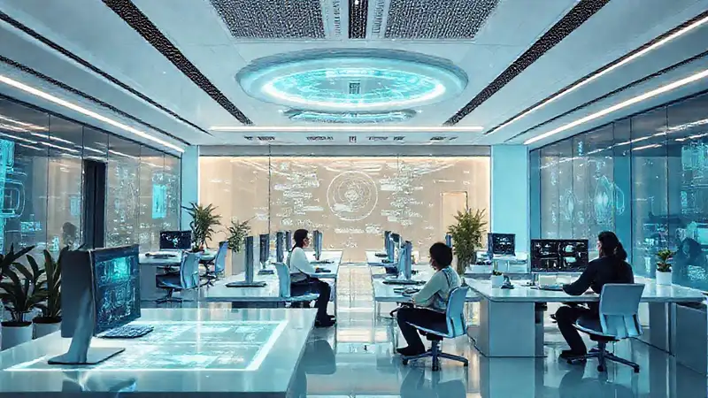 Oficina futurista: calma