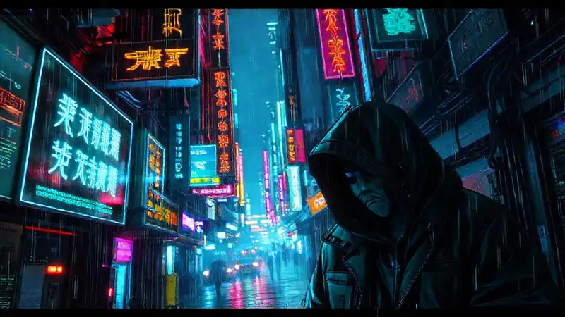 Ciudad cyberpunk: tecnología