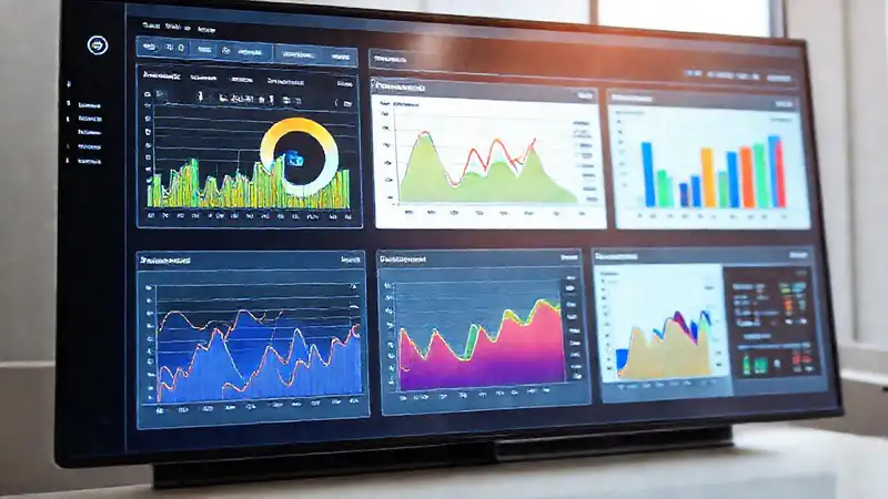 Un panel de visualización digitalmente atractivo