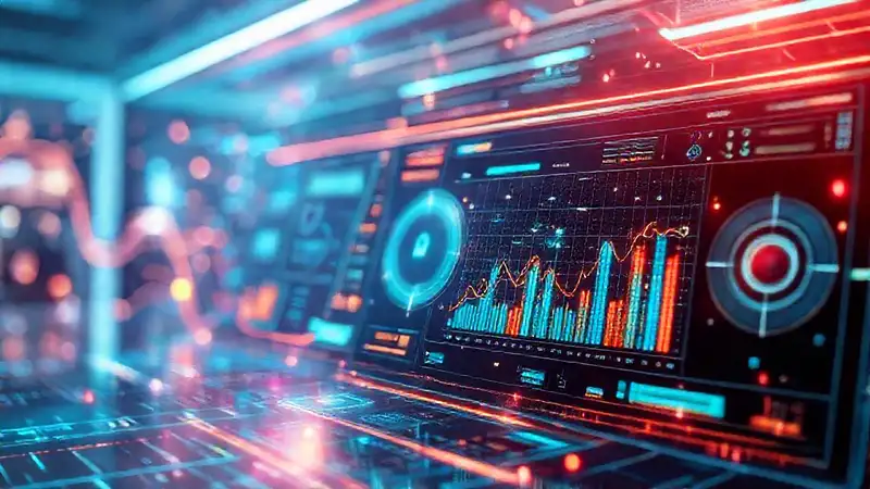 La IA presenta datos vibrantes y modernos