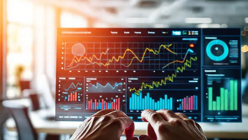 Un panel digital muestra datos optimistas