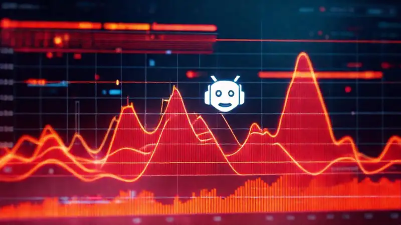 Visualización abstracta futurista, interactiva y colorida