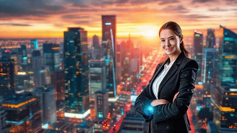 Una ciudad futurista, digitalmente segura y optimista