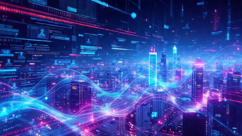 Tecnología futurista visualiza datos dinámicamente