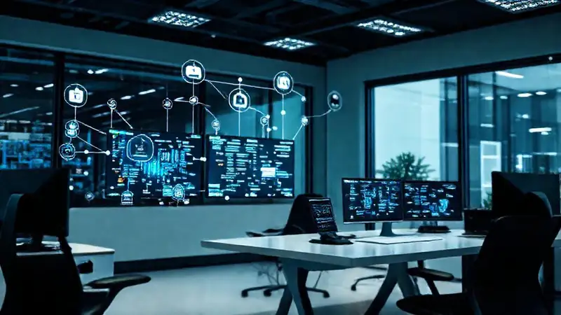 Oficina moderna: conexión