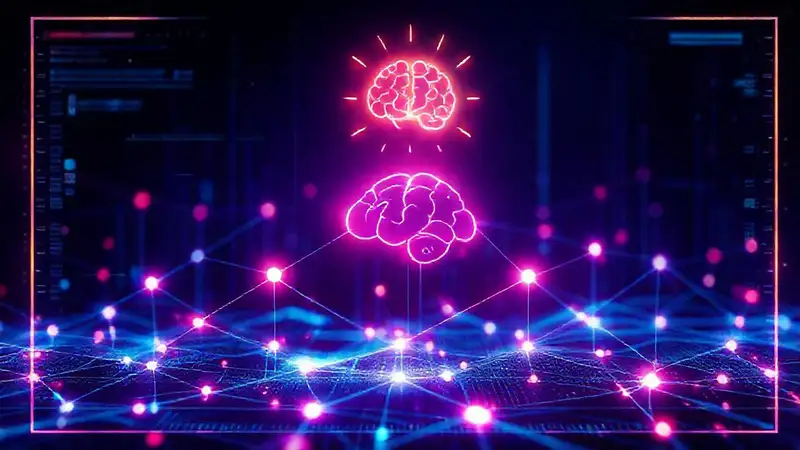 Una interfaz digital futurista