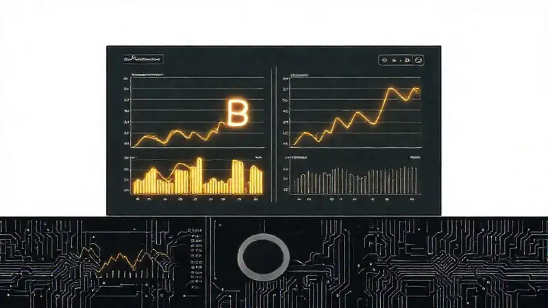 Interfaz minimalista muestra datos analíticos brillantes