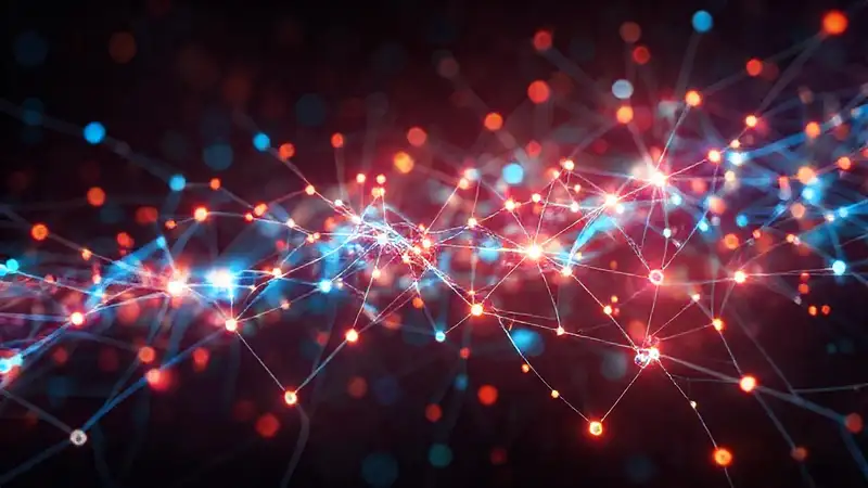 Redes neuronales abstractas brillan digitalmente