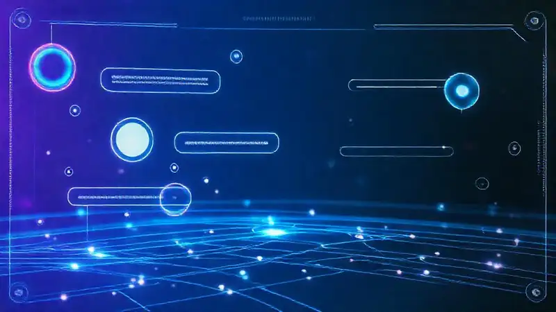Interfaz futurista, intuitiva y luminosa