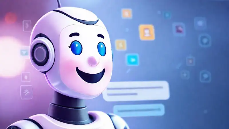 Un chatbot amigable ofrece soporte digital