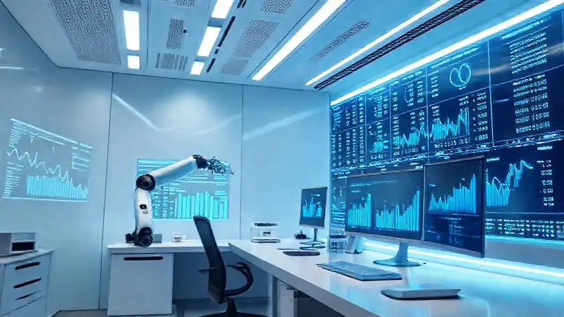 Oficina futurista: eficiencia digital y calma