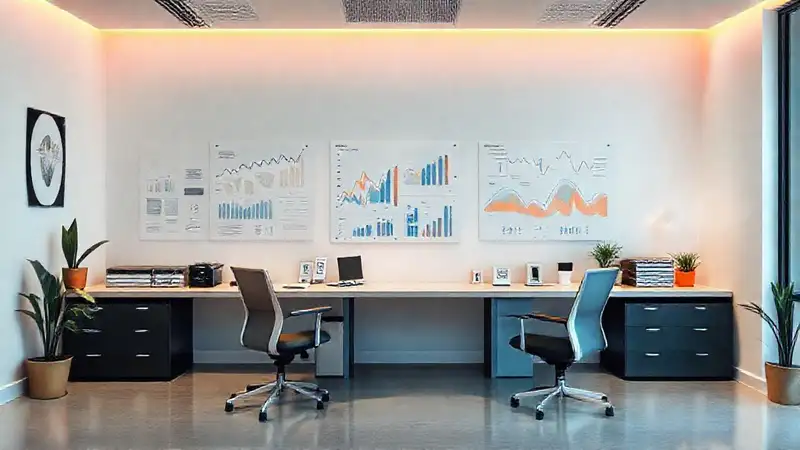 Un despacho minimalista transmite profesionalidad y datos