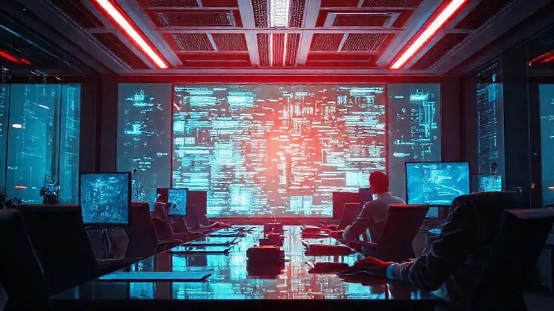 Oficina futurista: tecnología y estrés digital