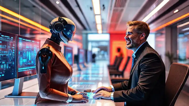 Un futuro de oficina optimista y tecnológico