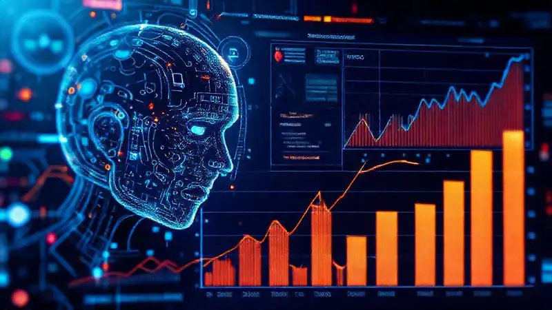 IA optimiza datos con diseño moderno
