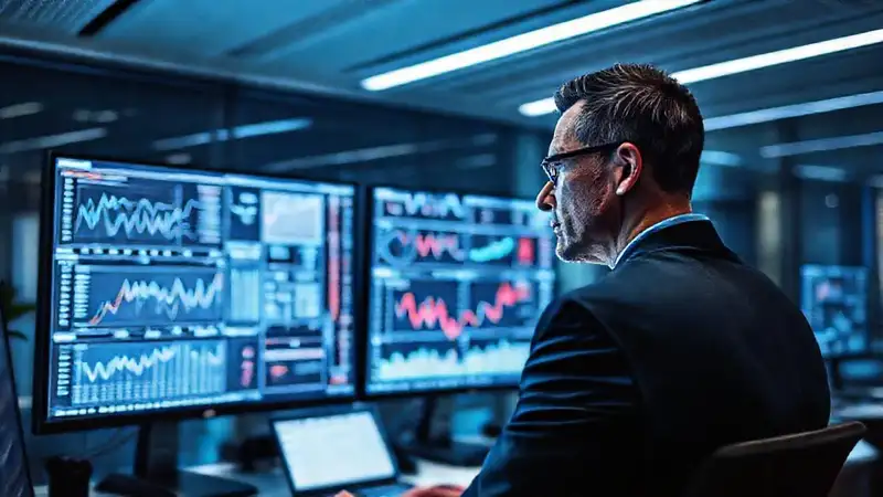 Oficina moderna: datos y enfoque profesional