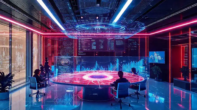 Oficina futurista: colaboración digital e innovadora