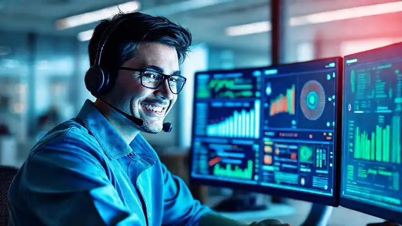 Soporte técnico digital ofrece ayuda visual