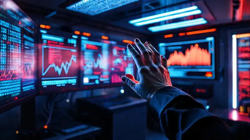 Laboratorio futurista prueba inteligencia artificial