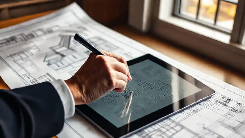 Arquitectos diseñan planos con digitalización moderna