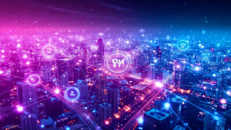 Visualización digital de datos interconectados